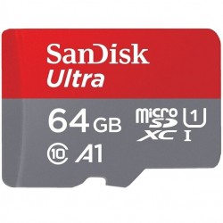 SanDisk 64GB Ultra Micro SD Flash SDHC Memory Card