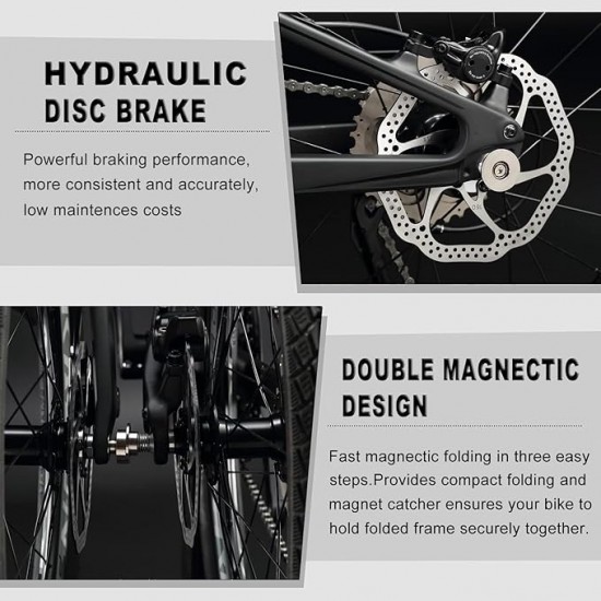 Folding Bike for Adults, Carbon Fiber Mini Compact Folding Bike for Women Commuters City Foldable Bicycle 20inch Wheel Folding Bike for Adults, Carbon Fiber Mini Compact Folding Bike for Women Commuters City Foldable Bicycle 20inch Wheel
