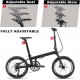 Folding Bike for Adults, Carbon Fiber Mini Compact Folding Bike for Women Commuters City Foldable Bicycle 20inch Wheel Folding Bike for Adults, Carbon Fiber Mini Compact Folding Bike for Women Commuters City Foldable Bicycle 20inch Wheel